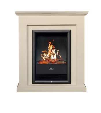 Camino elettrico Soave laccato bianco